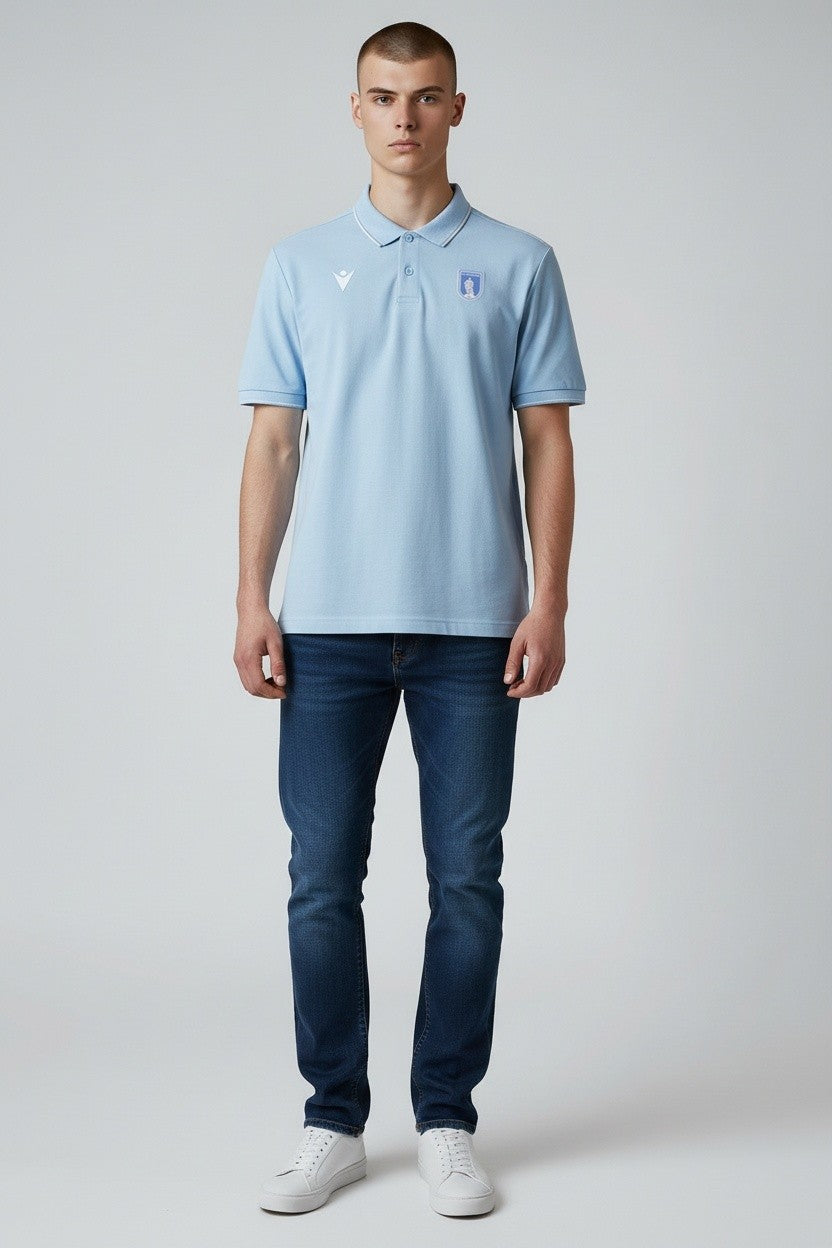 T-shirt Polo Columbia/White
